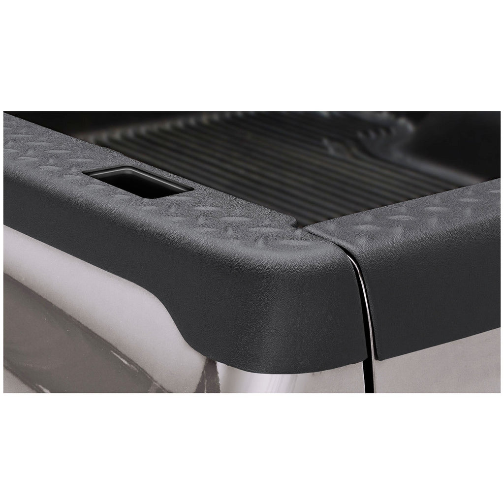 02-08-Dodge-Ram-1500-Fleetside-Bed-Rail-Caps-98.3In-Bed---Black