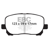EBC DP21637 Greenstuff 2000 Series Sport Brake Pads