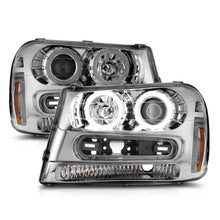 Load image into Gallery viewer, 02-09-Chevrolet-Trailblazer-Projector-Headlights-W-Halo-Chrome-Housing-(Non-Lt-Models)