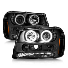 Load image into Gallery viewer, 02-09-Chevrolet-Trailblazer-(Will-Not-Fit-06-09-Lt)-Projector-Headlights-WHalo-Black-Housing