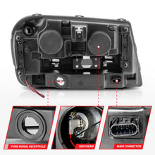 Load image into Gallery viewer, 02-09-Chevrolet-Trailblazer-(Will-Not-Fit-06-09-Lt)-Projector-Headlights-WHalo-Black-Housing