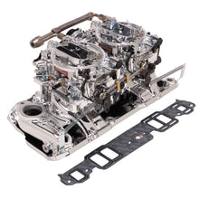 Load image into Gallery viewer, Edelbrock 20254 Engine Intake Manifold / Carburetor Kit for Select Chevrolet 3B, Chevrolet 3C, Chevrolet 3D, Chevrolet 3E, Chevrolet 3F, Chevrolet 3G, Chevrolet B60, Chevrolet Bel Air, Chevrolet Biscayne, Chevrolet Blazer, Chevrolet Brookwood, Chevrolet