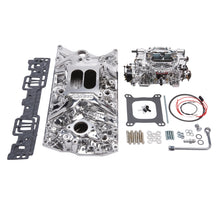 Load image into Gallery viewer, Edelbrock 20284 Engine Intake Manifold / Carburetor Kit for Select Chevrolet Avalanche, Chevrolet Avalanche 1500, Chevrolet C1500, Chevrolet C1500 Suburban, Chevrolet C2500, Chevrolet C2500 Suburban, Chevrolet C3500, Chevrolet Caprice, Chevrolet Cargo