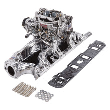 Load image into Gallery viewer, Edelbrock 20334 Engine Intake Manifold / Carburetor Kit for Select Ford 300, Ford B-100, Ford B-150, Ford B-200, Ford B-200 Panel, Ford Bronco, Ford Cougar, Ford Country Sedan, Ford Country Squire, Ford Crown Victoria, Ford Custom, Ford Custom 500, Ford