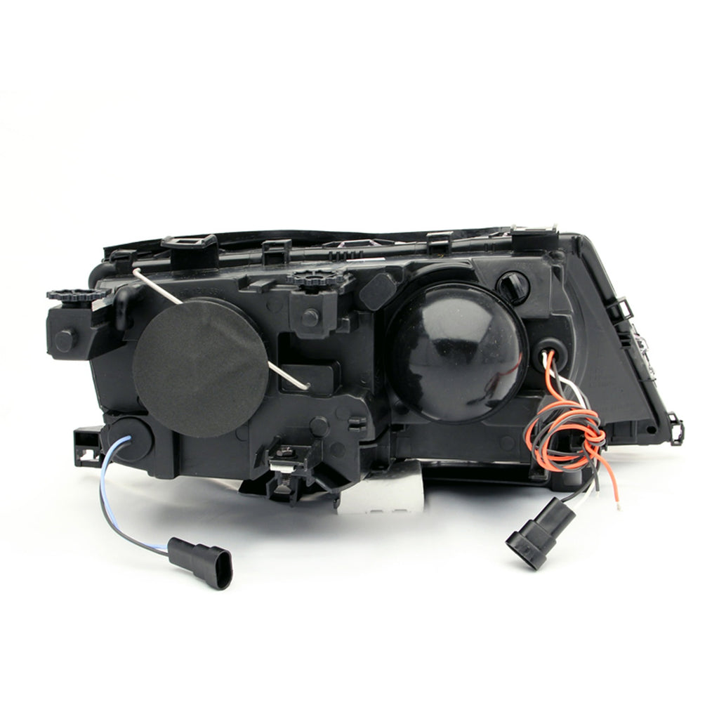 0205-Bmw-Series-3-E46-4Dr-Headlights-Projector-Black-With-Halo