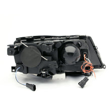 Load image into Gallery viewer, 0205-Bmw-Series-3-E46-4Dr-Headlights-Projector-Black-With-Halo