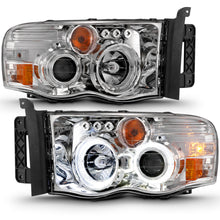 Load image into Gallery viewer, 0205-Ram-1500-0305-Ram-25003500-Projector-Headlights-W-Halo-Chrome-Clear-Am