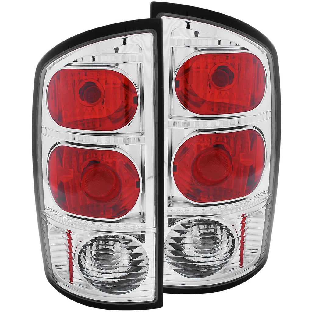 0205-Ram-1500-0306-25003500-Taillights-ChromeRed-DriverPassenger