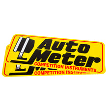 Load image into Gallery viewer, AutoMeter 0207 DECAL, CONTINGENCY, YELLOW, 'COMPETITION INSTRUMENTS'