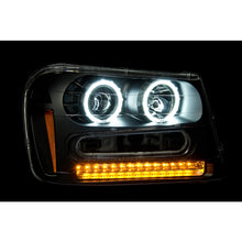 Load image into Gallery viewer, 0209-Trailblazer-Headlights-Black-Projectors-WHalos(Ccfl)DriverPassenger