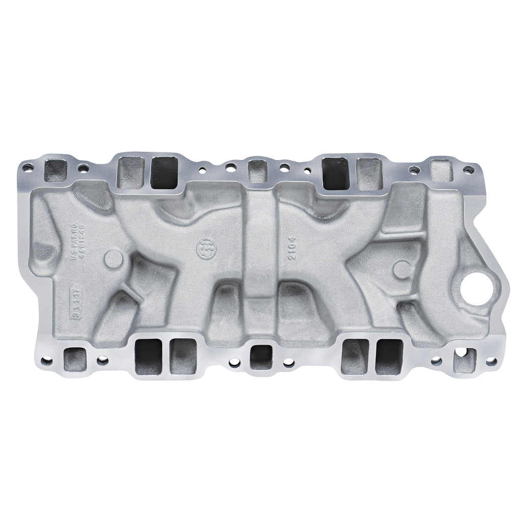 Edelbrock 21041 Performer Smal Block Chevy 1987-95 Intake Manifold for Select Avanti II, Buick Regal, Excalibur Phaeton, GMC G3500