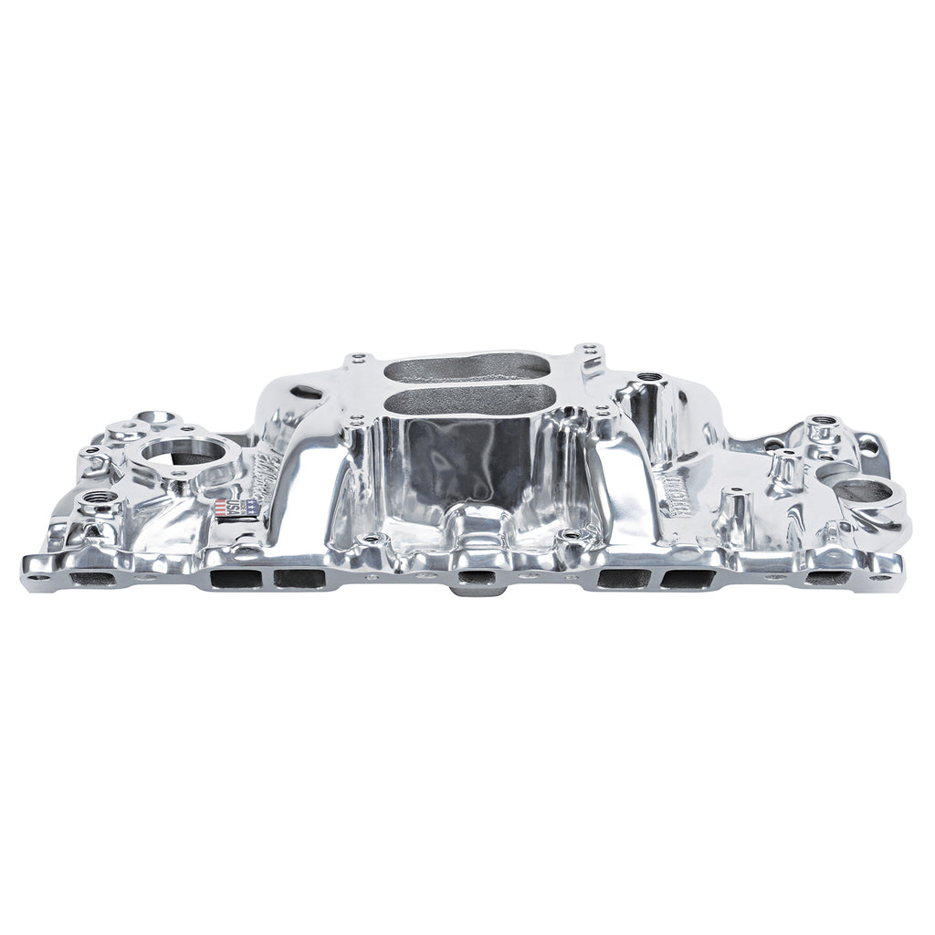 Edelbrock 21041 Performer Smal Block Chevy 1987-95 Intake Manifold for Select Avanti II, Buick Regal, Excalibur Phaeton, GMC G3500