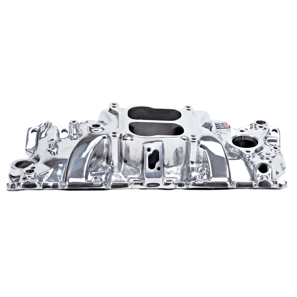 Edelbrock 21041 Performer Smal Block Chevy 1987-95 Intake Manifold for Select Avanti II, Buick Regal, Excalibur Phaeton, GMC G3500