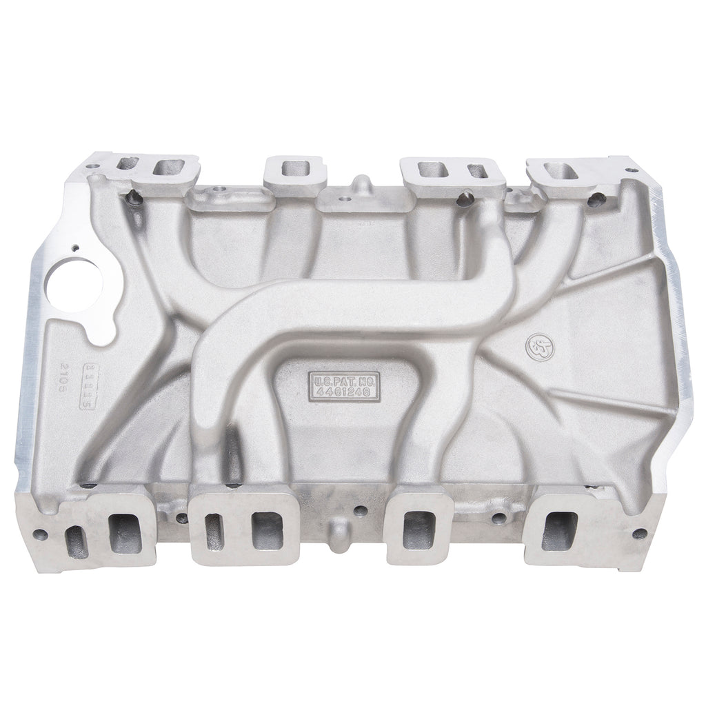 Edelbrock 21051 Performer 390 Intake Manifold for Ford FE, Polished Finish for Select Ford 300, Ford Club, Ford Country Sedan, Ford Country Squire, Ford Courier Sedan Delivery, Ford Custom, Ford Custom 300, Ford Custom 500, Ford Del Rio Wagon, Ford
