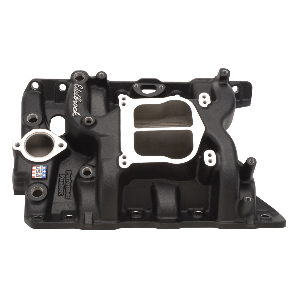 Edelbrock 21563 Performer Pontiac 326-455 Intake Manifold for Select Pontiac Bonneville, Pontiac Catalina, Pontiac Executive, Pontiac Firebird, Pontiac GTO, Pontiac Grand Am, Pontiac Grand LeMans, Pontiac Grand Prix, Pontiac Grand Safari, Pontiac