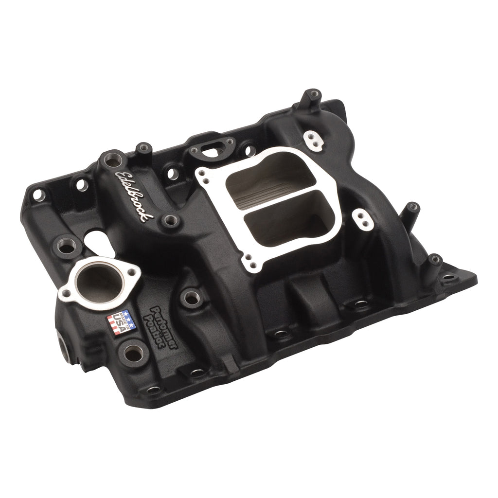 Edelbrock 21563 Performer Pontiac 326-455 Intake Manifold for Select Pontiac Bonneville, Pontiac Catalina, Pontiac Executive, Pontiac Firebird, Pontiac GTO, Pontiac Grand Am, Pontiac Grand LeMans, Pontiac Grand Prix, Pontiac Grand Safari, Pontiac