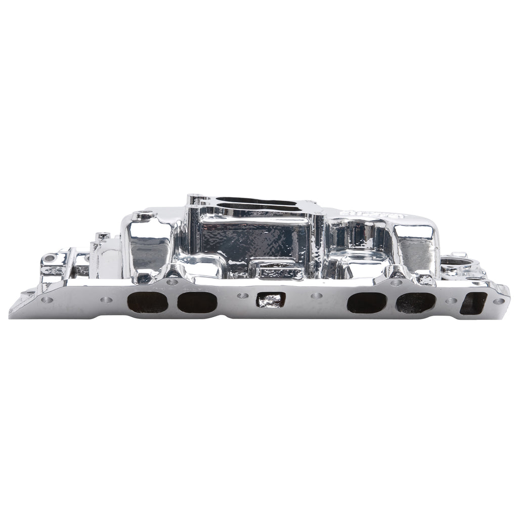 Edelbrock 21614 Engine Intake Manifold for Select Chevrolet Bel Air, Chevrolet Biscayne, Chevrolet Blazer, Chevrolet Brookwood, Chevrolet C10, Chevrolet C10 Pickup, Chevrolet C10 Suburban, Chevrolet C20, Chevrolet C20 Pickup, Chevrolet C20 Suburban,