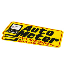 Load image into Gallery viewer, AutoMeter 0216 DECAL, CONTINGENCY, YELLOW, 'DATA ACQUISITION'