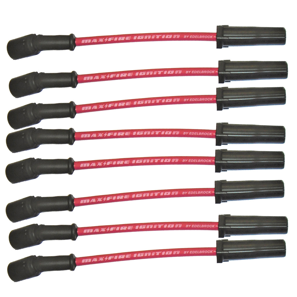 Edelbrock 22717 Max-Fire 8.5mm High Performance Spark Plug Wires without Heat Shields