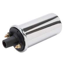 Load image into Gallery viewer, Edelbrock 22740 Max-Fire Ignition Electronic Oil Filled Ignition Coil in Chrome Finish (0.45 PR)