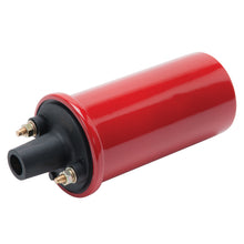 Load image into Gallery viewer, Edelbrock 22741 Max-Fire Ignition Electronic Oil Filled Ignition Coil in Red Finish (0.45 PR)