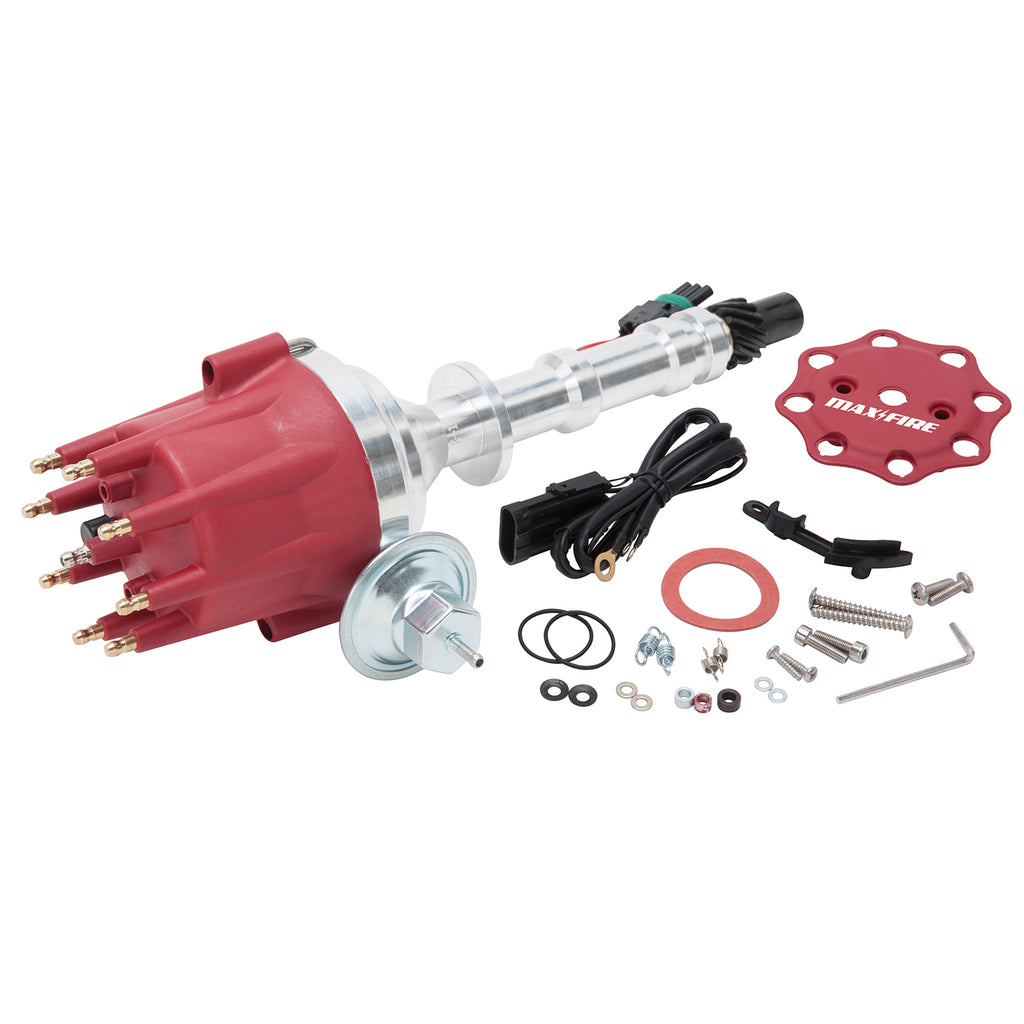 Edelbrock 22752 Max-FireÂ® Distributor for Chevy 409 for Select Chevrolet Bel Air, Chevrolet Biscayne, Chevrolet Brookwood, Chevrolet C10 Pickup, Chevrolet C20 Pickup, Chevrolet C30 Pickup, Chevrolet Del Ray, Chevrolet El Camino, Chevrolet Impala,