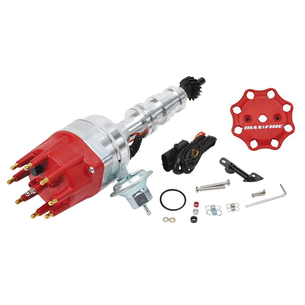 Edelbrock 22757 Max-FireÂ® Distributor for Ford 332-428 FE for Select Edsel Bermuda, Edsel Citation, Edsel Corsair, Edsel Pacer, Edsel Ranger, Edsel Roundup, Edsel Villager, Ford 300, Ford Club, Ford Country Sedan, Ford Country Squire, Ford Courier Sedan