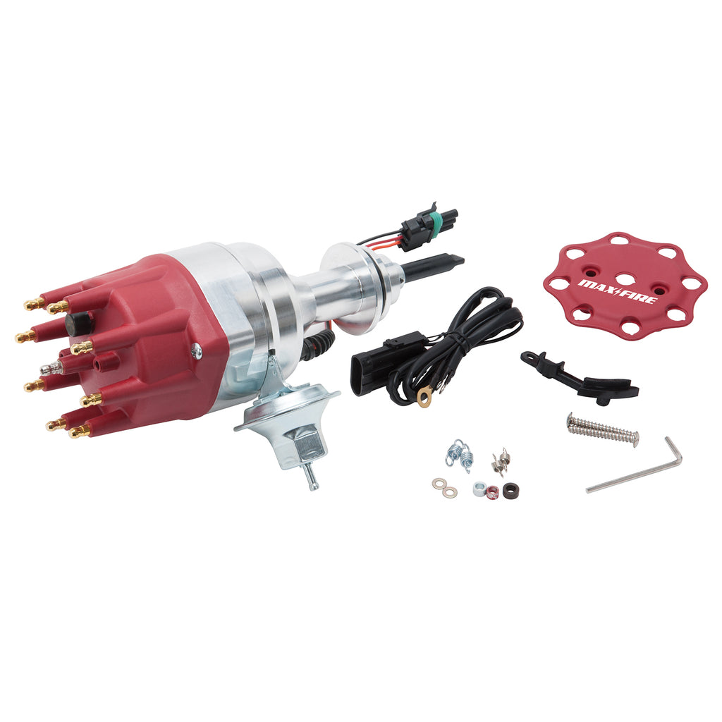 Edelbrock 22763 Max-FireÂ® Distributor for Chrysler 383-400 Short Deck for Select Bristol 411, Chrysler 300, Chrysler Cordoba, Chrysler New Yorker, Chrysler Newport, Chrysler Saratoga, Chrysler Town & Country, Chrysler Windsor, DeSoto Adventurer, DeSoto