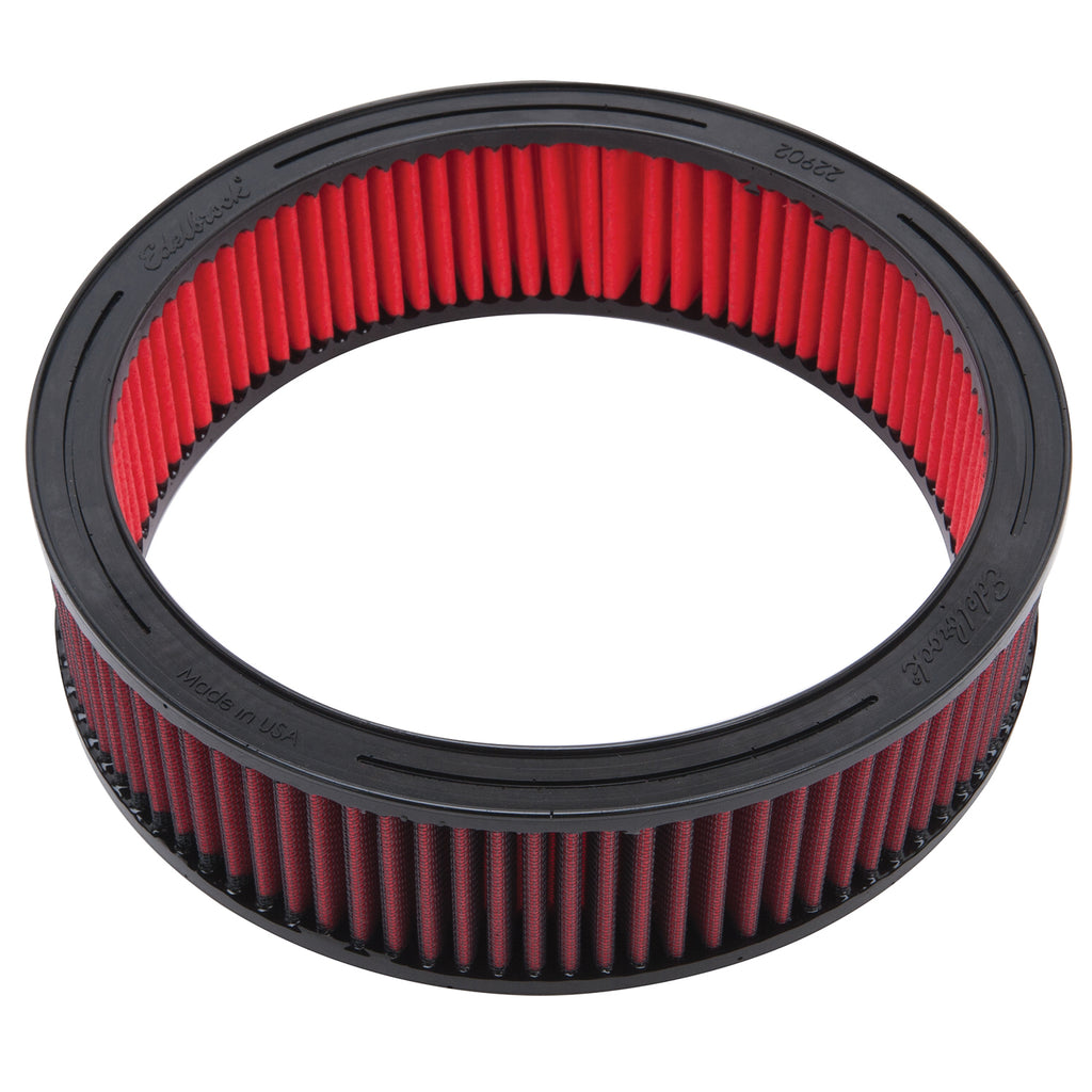 Edelbrock 22902 Engine Air Filter for Select Avanti II, Buick Apollo, Buick Century, Buick Electra, Buick Estate Wagon, Buick LeSabre, Buick Regal, Buick Riviera, Buick Skylark, Cadillac Brougham, Cadillac Commercial Chassis, Cadillac DeVille, Cadillac