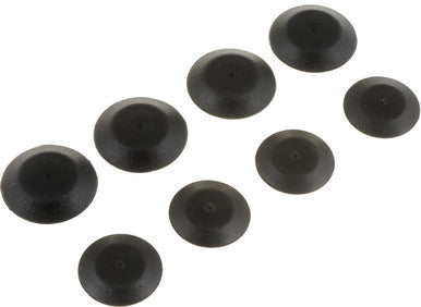 Dorman - HELP 02411 Universal Black Plastic Plug Button Assortment, 1/2, 3/8 In