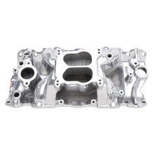 Load image into Gallery viewer, Edelbrock 26011 Performer Air-Gap Small Block Chevy Intake Manifold for Select Avanti II, Buick Century, Buick LeSabre, Buick Regal, Buick Skylark, Checker Aerobus, Checker Deluxe, Checker Marathon, Checker Taxicab, Chevrolet 3B, Chevrolet 3C, Chevrolet