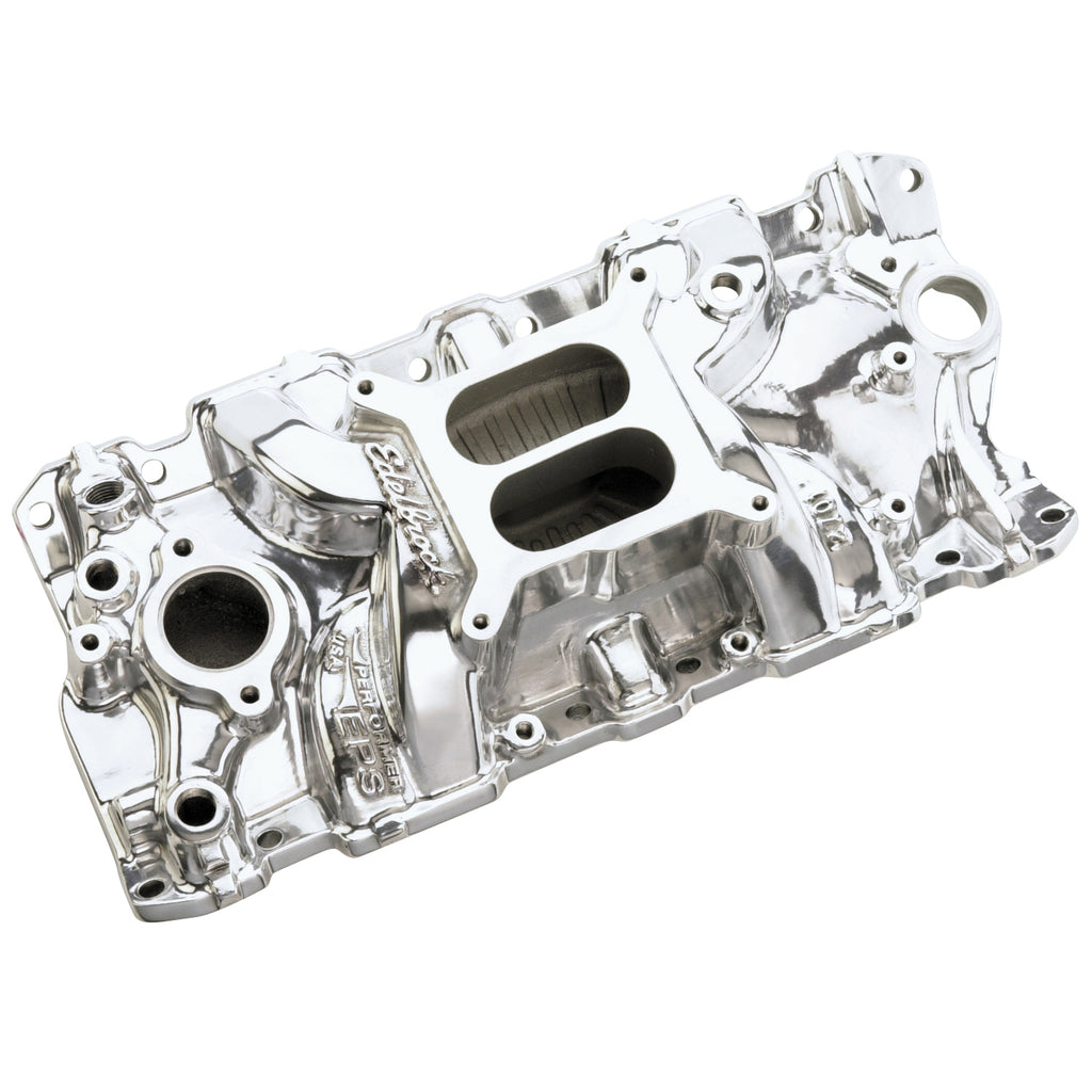 Edelbrock 27011 Performer EPS Small Block Chevy Intake Manifold for Select Avanti II, Buick Century, Buick LeSabre, Buick Regal, Buick Skylark, Checker Aerobus, Checker Deluxe, Checker Marathon, Checker Taxicab, Chevrolet 3B, Chevrolet 3C, Chevrolet 3D,