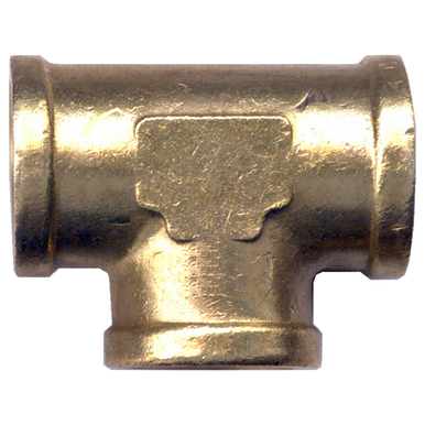 Fairview 101-C Brass Tee - 3/8 FPT
