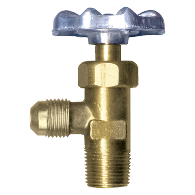 Fairview 1049-6C 90º Angle Valve 3/8 Male SAE X 3/8 Male NPT