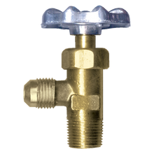Load image into Gallery viewer, Fairview 1049-6C 90º Angle Valve 3/8 Male SAE X 3/8 Male NPT