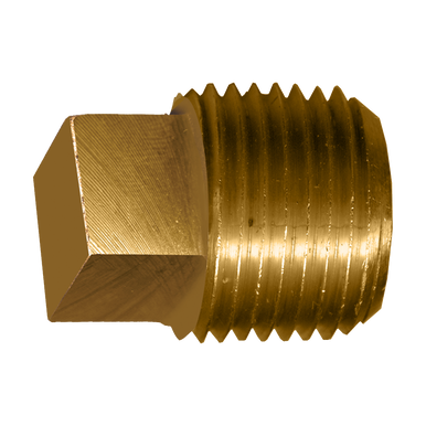 Fairview 109-J Cast Bronze Square Head Plug - 1-1/4 MPT