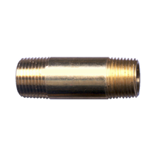 Load image into Gallery viewer, Fairview 113-B3 Brass Pipe Nipple - 1/4 MPT x 3in