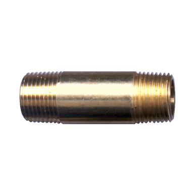 Fairview 113-B4 Brass Pipe Nipple 1/4 Male NPT X 4In