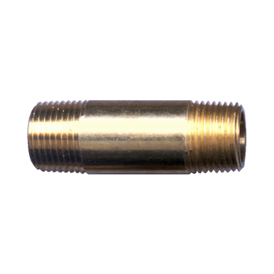 Fairview 113-B2 Brass Pipe Nipple - 1/4 MPT x 2in
