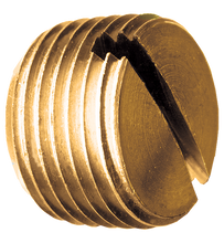 Load image into Gallery viewer, Fairview 117-C Brass Plug Slotted - 3/8 MPT