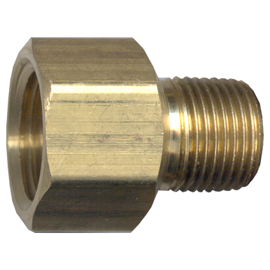 Fairview 120-DB Brass Adapter - 1/2 FPT x 1/4 MPT