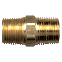 Load image into Gallery viewer, Fairview 122-D Brass Hex Nipple - 1/2 MPT