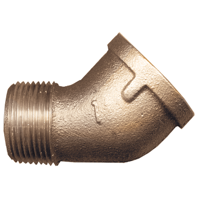 Fairview 124-D Cast Bronze 45º Elbow - 1/2 MPT x 1/2 FPT