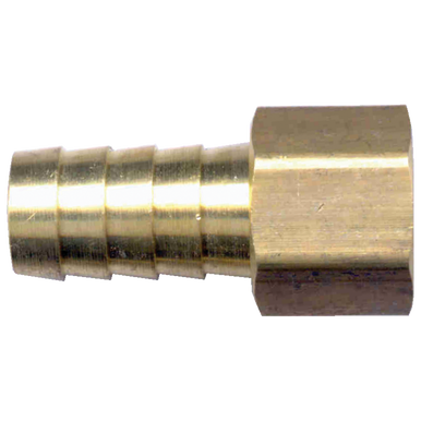 Fairview 126-6D Brass Hose Barb - 3/8 x 1/2 FPT