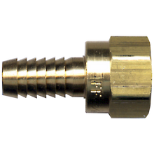 Load image into Gallery viewer, Fairview 128-44 Brass 45º SAE Hose Barb - 1/4 x 1/4 F.SAE