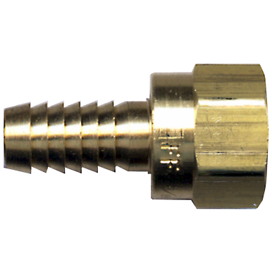 Fairview 128-68 Brass Hose Barb 3/8 X 1/2 Female SAE