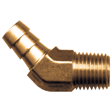 Load image into Gallery viewer, Fairview 140-8C Brass 45º Elbow Hose Barb 1/2 X 3/8 Male NPT