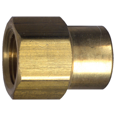 Fairview 146-4A Brass Inv. Flare Adapter - 1/4 x 1/8 FPT