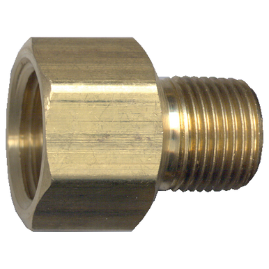 Fairview 148-4A Brass Inv. Flare Adapter - 1/4 x 1/8 MPT