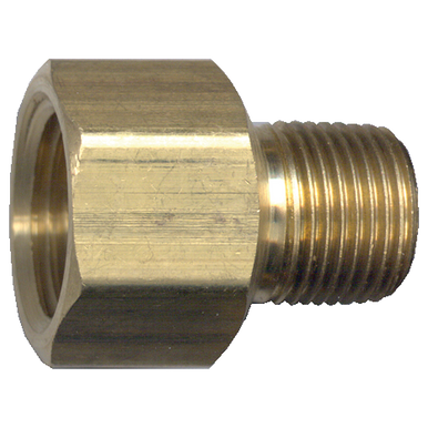 Fairview 148-10D Brass Inv. Flare Adapter - 5/8 x 1/2 MPT